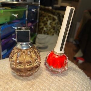 Jimmy Choo Gift Set of 60ml EDP Spray and 15ml Nail Polish in Shade Coral.  New!